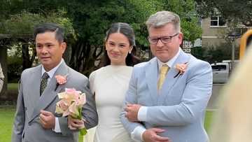 'Modern family goals': Ogie Alcasid at asawa ni Michelle, magkasamang inihatid si Leila sa altar