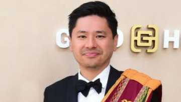 Fil-Am sportswriter, ipinaliwanag ang suot na “Sablay” sa isang event: "I didn't go to UP"; photo, nag-viral