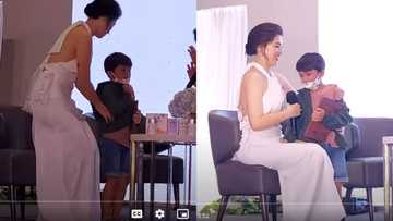 Kylie, hinangaan ng netizens ang pag-asikaso sa anak sa gitna ng product launch