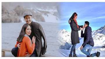 Prenup snaps nina Mark Zambrano at Aicelle Santos sa Switzerland, agaw-pansin