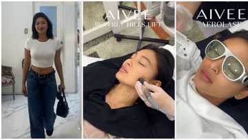 Nadine Lustre visits The Aivee Clinic for skin treatments