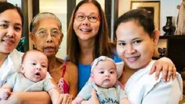 Korina Sanchez introduces her childhood yaya to her twins Pepe & Pilar