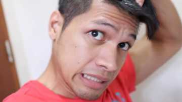 Vin Abrenica gives himself a quarantine haircut and fails spectacularly