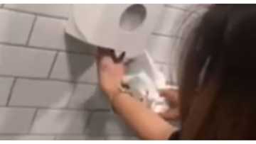 Tropa ng mga babaeng nag-aksaya ng tissue at nanggulo ng CR sa Pasig, viral
