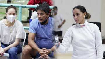 Richard Gomez's daughter ranks third in SEA Games qualifying competition for fencing