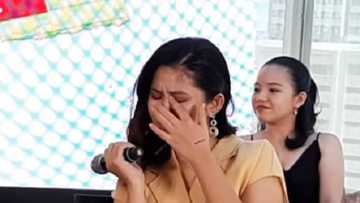 Loisa Andalio sheds tears during recent interview