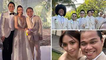 New pics sa Maja Salvador-Rambo Nuñez wedding, ibinahagi ni Pooh; ilang celebrities, spotted