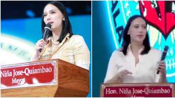 Mayor Niña Jose, pinapalitan ang mic na ginagamit: "Sorry mabaho talaga yung mic"