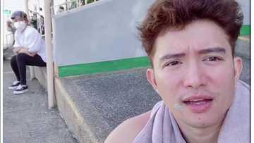 Melai Cantiveros, dinalaw ang asawang si Jason Francisco sa taping