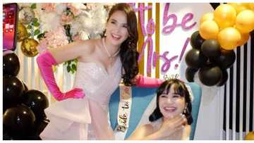 Kapatid ni Kristine Hermosa na si Kathleen, may bonggang bridal shower, b-day party