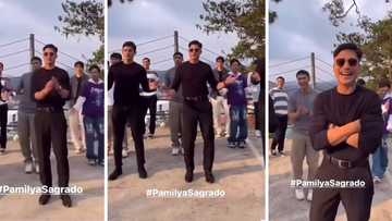 Video ni Piolo Pascual na sumabak sa "Pantropiko" challenge, viral