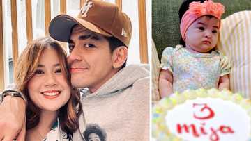 Mark Herras, Nicole Donesa celebrate daughter Mija’s 3rd month milestone