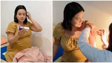Pregnant Yasmien Kurdi gets vaccine against pertussis to protect her baby