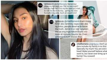 Chienna Filomeno slams basher accusing her of doing lewd acts in exchange of money