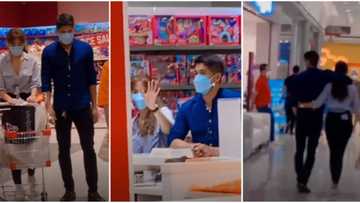 Video nila Aljur Abrenica at AJ Raval habang namimili sa mall, usap-usapan