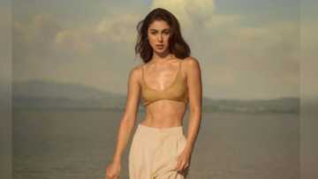 Julia Barretto posts new feisty beach photo; shows off her narrow waistline