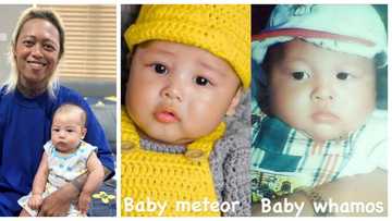 Whamos Cruz shows baby photo comparison with his son Meteor