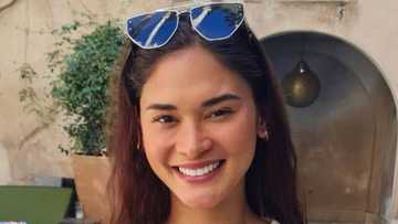 Pia Wurtzbach, haba ng hair nang matanggap ang V-Day gift ng BF: “A little late… naka-lock in taping kasi ako”