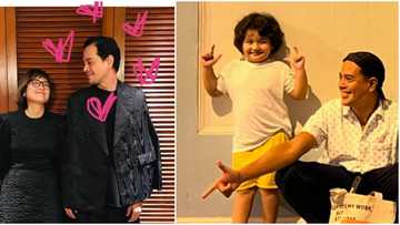 Isabel Santos greets boyfriend John Lloyd Cruz on Father's Day