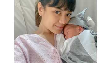 Fourth Solomon’s wife Grizelle Gratela gives birth to their first baby