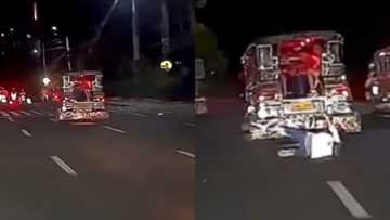 LTO, sinuspinde ang driver matapos mahulog ang pasahero sa umaandar na jeep