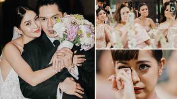 Charlie Dizon, binida ang emosyonal na "reaction shots" ng bridesmaids sa kasal nila ni Carlo Aquino