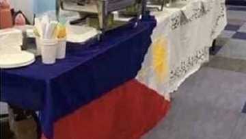 Fact check: PH flag used as a tablecloth for SEA Games 2019