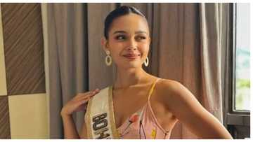 Miss Bohol Pauline Amelinckx cries hard with her mom after Miss Universe PH 2023