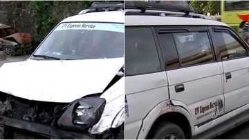 1 dead, 3 injured, after UV Express van plows through 12 motorcycles and 2 cars
