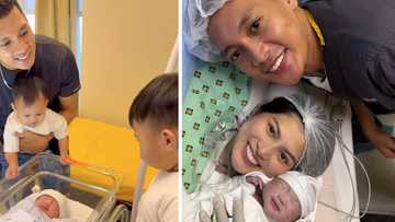 Scottie Thompson, ibinida ang video mula sa first meeting nina Aster, Austin sa kanilang baby brother