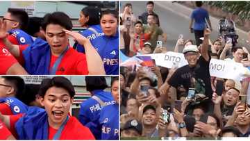 Video kung saan makikita ang reaksiyon ni Carlos Yulo nang makita ang kanyang ama, viral