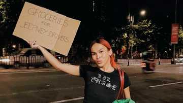 Awra Briguela, naghatid ng tulong sa mga jeepney drivers kasama ang mga kaibigan