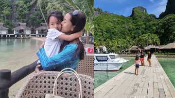 Bianca Gonzalez and JC Intal, enjoy family vacation in El Nido