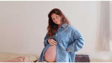 Andi Eigenmann, ibinahagi ang litrato ng kanyang siyam na buwang baby bump