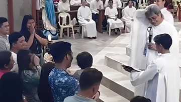 Video ng pari na namali ang binasa sa binyagan, viral