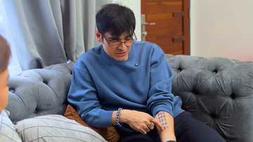 Eric Fructuoso, ipinaliwanag ang numerical tattoos niya sa braso; kwela ang dahilan kaya ipina-tattoo ito