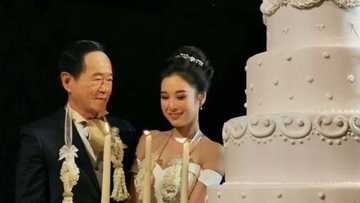 70-year-old groom marries 20-year-old bride in a luxurious wedding ceremony