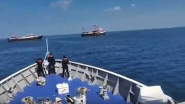 Philippine Coast Guard, matagumpay na naitaboy sa Sabina shoal ang 7 Chinese vessels: Video ng pagtataboy nag-viral