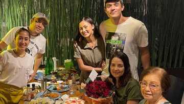 Kim Chiu attends birthday celebration of Xian Lim’s mother Mary Anne