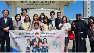 Melai Cantiveros & family receive warm welcome from Koreans during Catholic pilgrimage