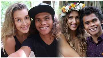 Philippine pro surfer na si John Mark Tokong at Australian girlfriend, ikinasal na
