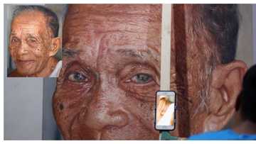 Pinoy artist, hinangaan dahil sa painting nitong aakalaing tunay na larawan