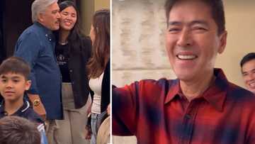 Vic Sotto, naiyak nung dumating si Tito Sotto sa kaarawan niya: "Eto surprise"