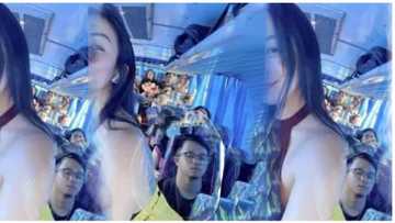 Lalaking napasama sa viral post ng isang babae na nakatayo sa bus, umalma