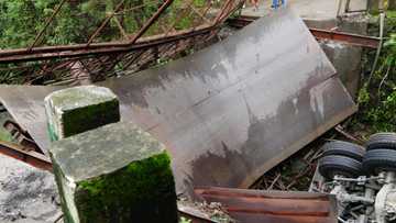 Bridge in Trece Martires collapses after overloaded truck incident amid ongoing rains
