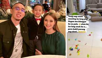 Ryza Cenon sa hitsura ng bahay matapos ang Zoom meeting niya: “binagyo”