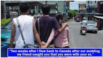 Husband lashes at his wife who was with her ex while he was working abroad