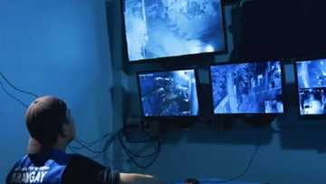 Brgy. Tanod, nakita sa CCTV ang isang lalakeng tila tumagos sa gate