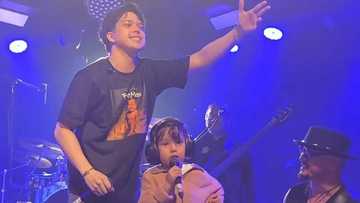 Saab Magalona shares a cute video of Vito performing at his first night-time gig
