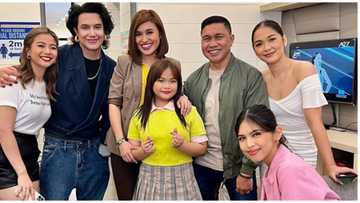 Picture ng "Eat Bulaga" hosts, trending matapos mahagip ang It's Showtime sa TV screen nila